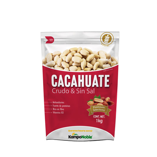 Cacahuate crudo sin cutícula 1kg