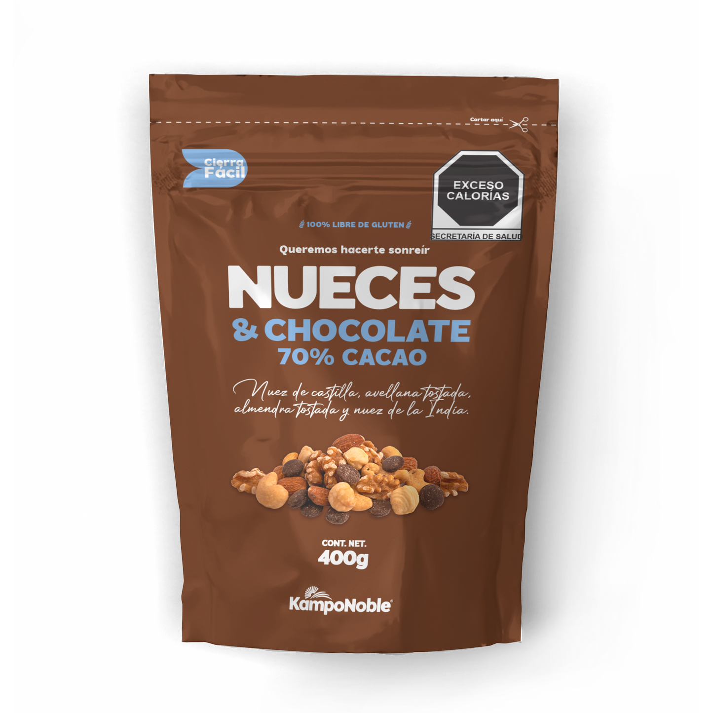 Trail Mix "Nueces & Chocolate" 400 gramos