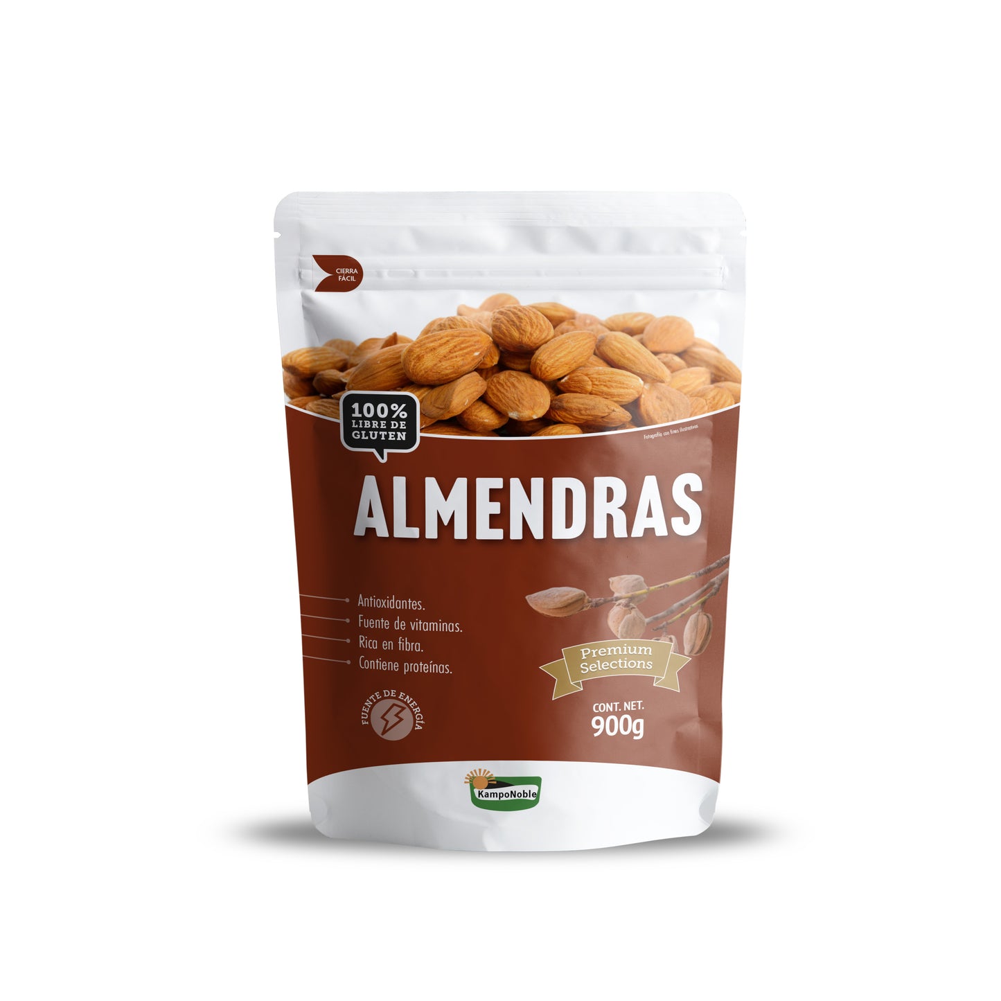 Almendra de California | Natural & Cruda  | Sin conservadores . Sin Sal | Premium Selections