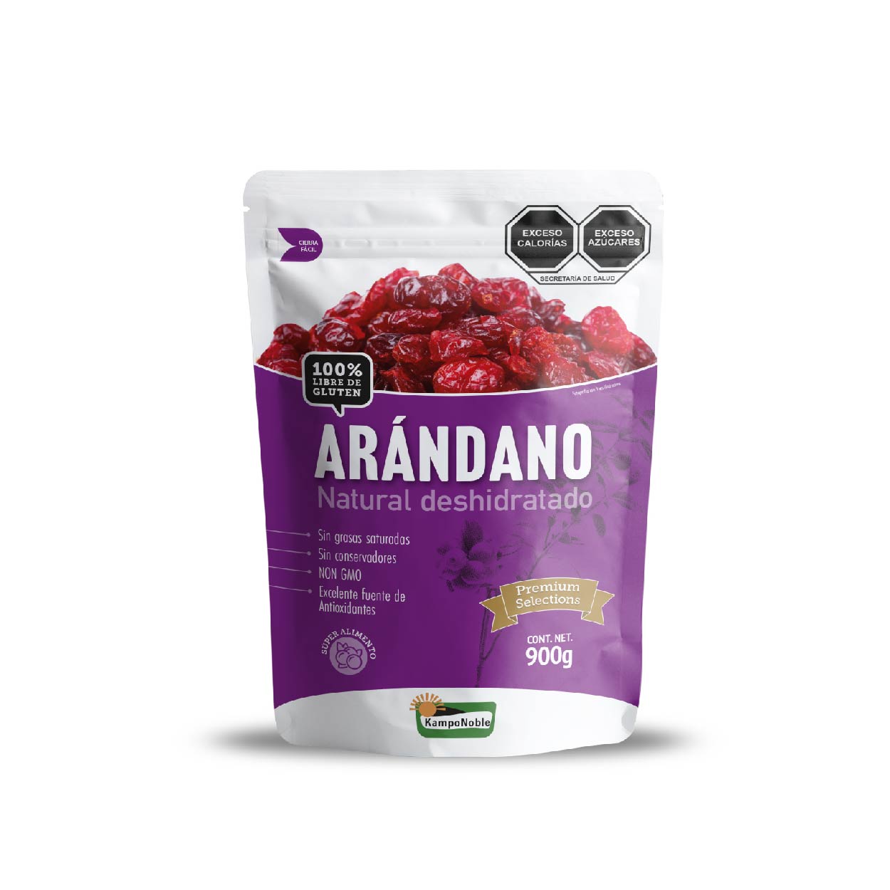 Arándano deshidratado | Con. Neto: 900 gramos | Premium Selections | Sabor Clásico!