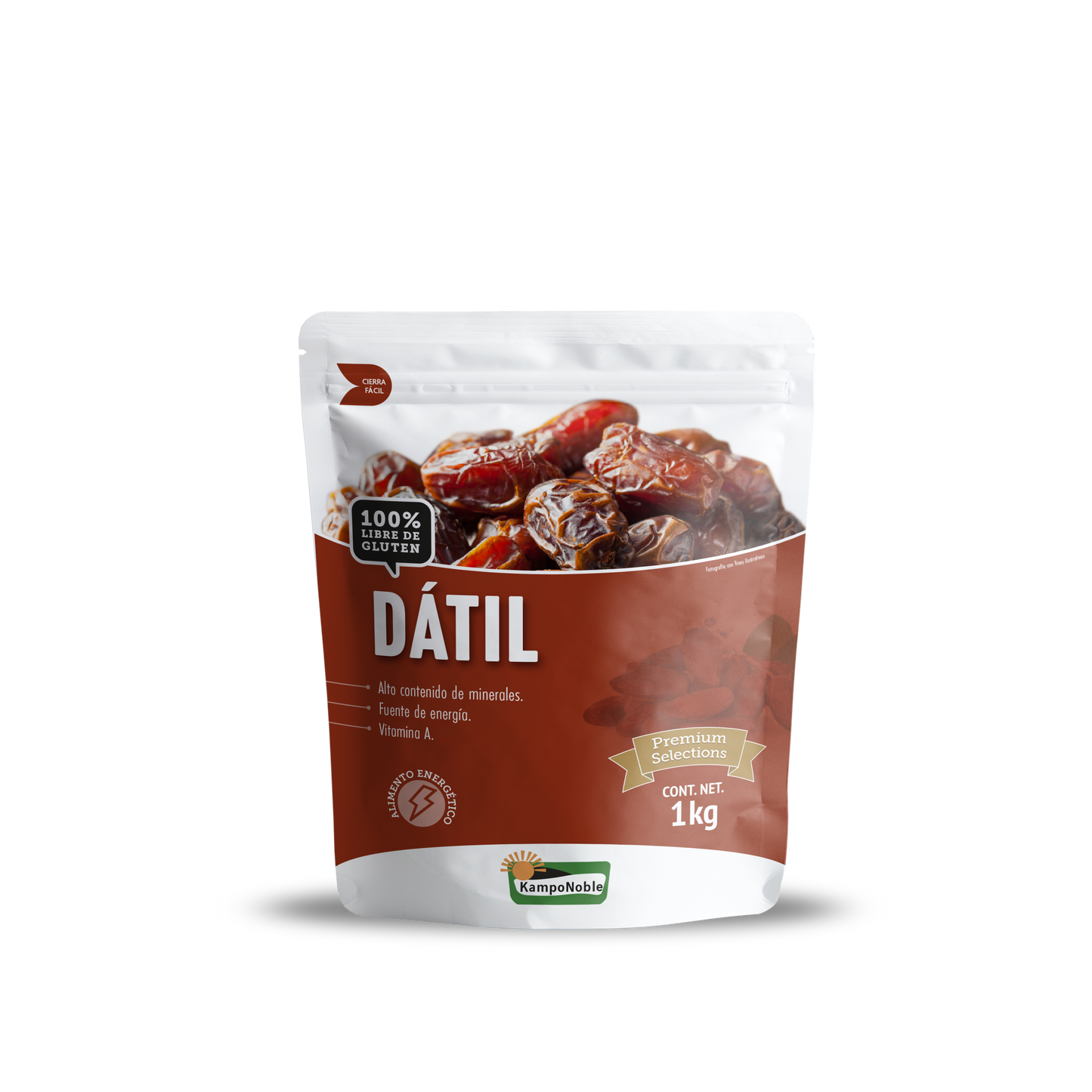 Dátil con hueso 1kg | Deshidratado | Sin conservadores ni azucares añadidos