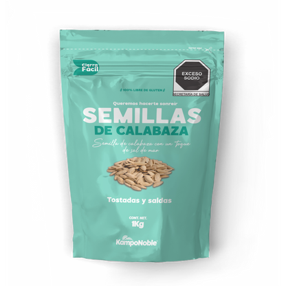 Semilla de Calabaza Tostada & Salada 1kg | Sin conservadores y Sin Aceites |